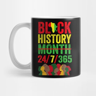 Black History 247365 Men Women Kids Black History Month Mug